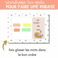anteprima - Esercizi - J' ecris des phrases - sons et mots outils niv 2/Scrivo frasi - strumenti per suoni e parole livello 2 - Pagina 1