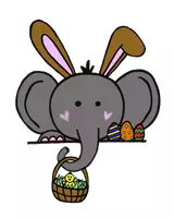 Vorschau - selbst erstellte Cliparts/Grafiken - Cliparts Ostern Elefanten Elefantenklasse - Seite 1