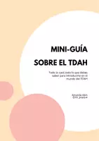 Vista previa - Refuerzo / NEE / Materiales de apoyo - MINI-GUÍA TDAH - Portada