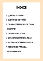 Vista previa - Refuerzo / NEE / Materiales de apoyo - MINI-GUÍA TDAH - página 2