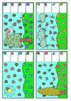 Vorschau - Bildkarten - Wimmelbild Ostern, Suchen und zählen ZR10, Freebie - Seite 2