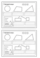 Vorschau - Arbeitsblätter - Flächenformen Klasse 1 (vielfältige Kopiervorlagen) - Seite 2