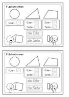 Vorschau - Arbeitsblätter - Flächenformen Klasse 1 (vielfältige Kopiervorlagen) - Seite 3