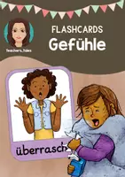 Vorschau - Stationenlernen - Bild- und Wortkarten: Gefühle - Deckblatt