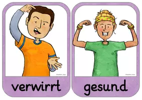Vorschau - Stationenlernen - Bild- und Wortkarten: Gefühle - Seite 2