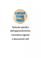 anteprima - Altro tipo di materiale - DSA: normativa vigente e documenti utili - Pagina di copertina
