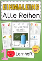 Vorschau - Arbeitsblätter - Einmaleins Reihen / Lernheft - Deckblatt
