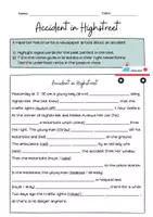 Vorschau - Arbeitsblätter - Passive Voice / Passive vs. Active Exercises / Worksheets - Deckblatt