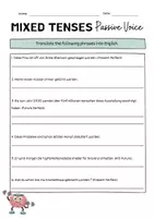 Vorschau - Arbeitsblätter - Passive Voice / Passive vs. Active Exercises / Worksheets - Seite 3