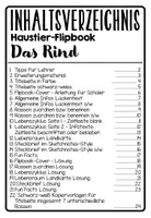 Vorschau - Arbeitsblätter - Kreativwerkstatt Kühe - Rinder Flipbook | Nutztiere - Säugetiere Projekt - Seite 3
