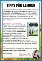 Vorschau - Mal- und Bastelvorlagen - Rind Steckbrief | Nutztiere - Säugetiere Projekt - Seite 1
