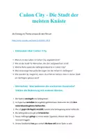 Vorschau - Arbeitsblätter - Cañon City - Die Stadt der meisten Knäste - Diskussion B1-B2 - Deckblatt