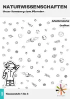 Vorschau - Arbeitsblätter - Kleines Materialpaket: Unser Sonnensystem - Planeten - Deckblatt