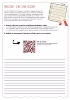 Vorschau - Arbeitsblätter - Mediation Artikel "Schule ohne Rassismus" + post-writing - Deckblatt