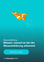 Vorschau - Arbeitsblätter - Steuererklärung (Klassenmaterial) - Deckblatt