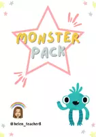 Vista previa - Hojas de trabajo - COLORING BY NUMBERS: MONSTER PACK - Portada
