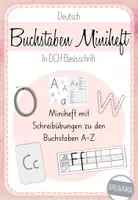Vorschau - Arbeitsblätter - Buchstaben Miniheft in DCH Basisschrift - Schönschreibheft - Deckblatt