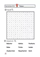 Vorschau - Arbeitsblätter - Grundschrift Einführung - Buchstabe B/b - Seite 3