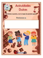 Vista previa - Juegos / Gamificación - Cuadernillo Dulce by Miviq (23 actividades) - Portada