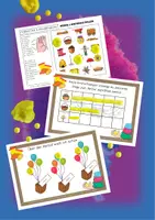 Vorschau - Spiele - Sprachförderung Kindergarten Vorschule und DAZ - KNETBRETTER "Herbst" | Daz Sprachförderung Vorschule Sprachförderung Kita - Seite 1