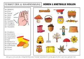 Vorschau - Spiele - Sprachförderung Kindergarten Vorschule und DAZ - KNETBRETTER "Herbst" | Daz Sprachförderung Vorschule Sprachförderung Kita - Seite 2