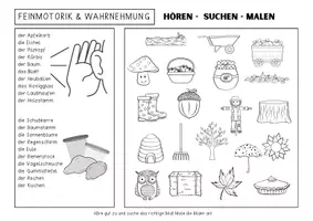 Vorschau - Spiele - Sprachförderung Kindergarten Vorschule und DAZ - KNETBRETTER "Herbst" | Daz Sprachförderung Vorschule Sprachförderung Kita - Seite 3
