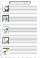 Vorschau - Stationenlernen - Hunde Leseschlösser Sommer Deutsch 1.Klasse, 2. Klasse mit Schreibanlass - Seite 3
