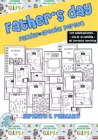 Vista previa - Manualidades / Dibujos para colorear - Fathers' day /Family day/ special person day - Portada