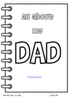 Vista previa - Manualidades / Dibujos para colorear - Fathers' day /Family day/ special person day - página 1