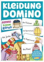 Vorschau - Spiele - Kleidung Domino Spiel Deutsch DAZ - Deckblatt
