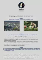 Vorschau - Arbeitsblätter - Ein satirischer Text - Spaziergang im Stadtpark - Deckblatt