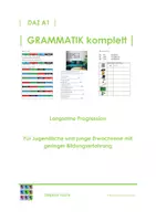 Vorschau - Unterrichtsreihen - DaZ A1 GRAMMATIK komplett (132 Seiten) - Deckblatt