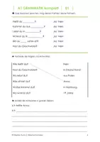 Vorschau - Unterrichtsreihen - DaZ A1 GRAMMATIK komplett (132 Seiten) - Seite 3
