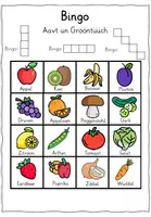 Vorschau - Spiele - Bingo Aavt un Grööntüüch Niederdeutsch - Deckblatt