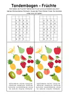 Aperçu - Jeux - Allemand - 4 feuilles de tandem - loisirs, couleurs, chiffres, vêtements, meubles, fruits, aliments - Page 2