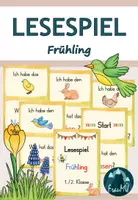 Vorschau - Spiele - Lesespiel Frühling & Ostern – Klasse 1/2 | kostenlos - Deckblatt