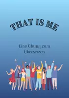 Vorschau - Arbeitsblätter - That is me - Übersetzen - Deckblatt