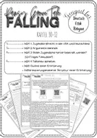 Vorschau - Arbeitsblätter - 13 Erörterung und Talkshow zu Jugendstrafen: Lektüre FALLING - Deckblatt