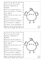 Aperçu - Feuilles d'exercices - Livre de lecture et coloriage: Paques - Page 3