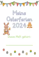 Vorschau - Arbeitsblätter - Osterferienheft mit Ferienbingo - Seite 1