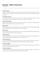 Vorschau - Arbeitsblätter - Macbeth - William Shakespeare (Text and Exercises) - Deckblatt