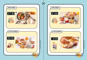 Vorschau - Arbeitsblätter - Tarjetas: entrevista el desayuno - Seite 2