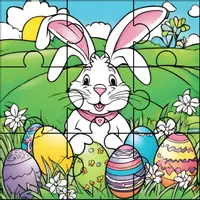 Vista previa - Tarjetas / Manipulativos - Easter puzzles - página 2