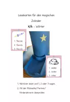 Vorschau - Arbeitsblätter - D: Magischer Zylinder: Wörter mit K - Deckblatt