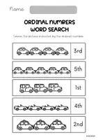 Vista previa - Hojas de trabajo - ORDINAL NUMBERS PACK - página 3