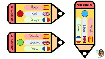 Vista previa - Refuerzo / NEE / Materiales de apoyo - Pack llaveros (español, inglés y francés) - página 3