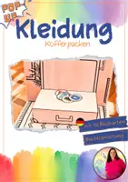 Vorschau - Spiele - Pop-up Koffer packen Kleidung, Haushalt, Reisen - Deckblatt