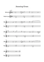 Vorschau - Anderer Materialtyp - „Amazing Grace“ für Glockenspiele mit Begleitung - Seite 2