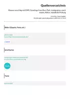 Vorschau - Test - Klausurvorschlag mit EWH, Greetings from Bury Park, immigration, mock exams, Abitur, mündliche Prüfung - Seite 1