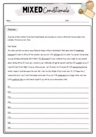 Vorschau - Arbeitsblätter - Materialpaket Mixed Conditionals / Conditional Clauses Sekundarstufe 1 + 2 - Seite 3